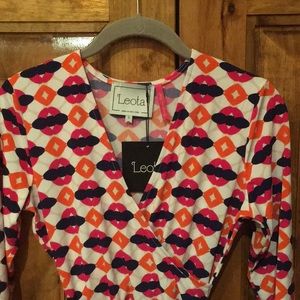 Brand new Leota wrap dress with tags